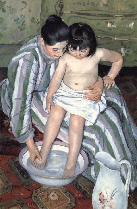 Mary Cassatt The Child's Bath Sweden oil painting art
